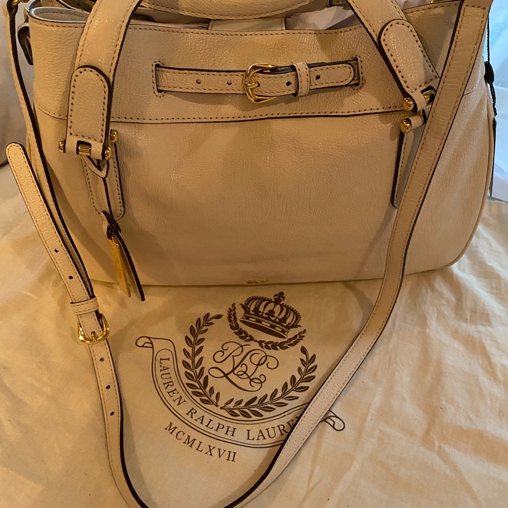 Ralph Lauren leather satchel handbag